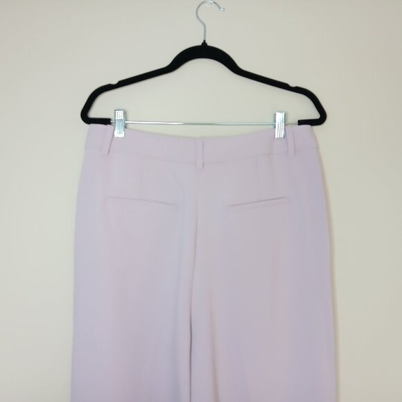 Aritzia Wilfred The Effortless Pant Wide Leg Crepette Tailored Size 12 - Picture 7 of 8